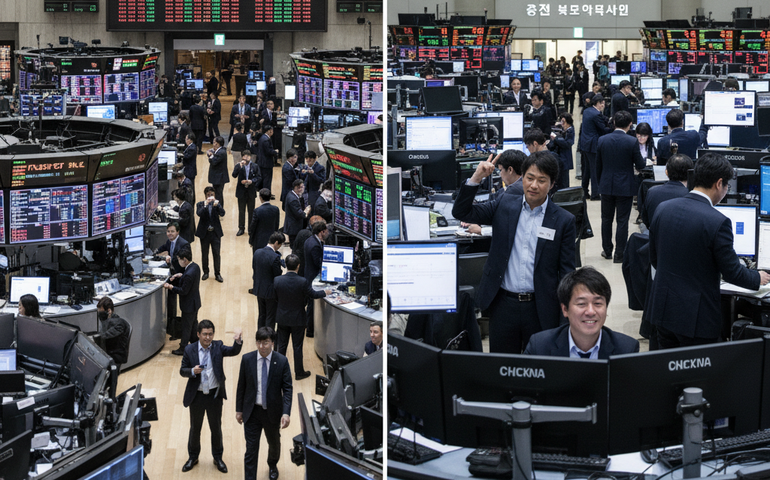 Bolsas da Ásia fecham mistas com recordes em Tóquio e Coreia do Sul