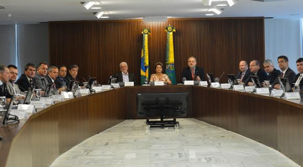Presidente e prefeitos / Foto: Elza Fiúza/Agência Brasil