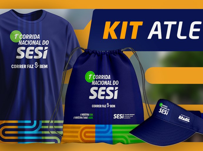 Entrega de kits da Corrida do Sesi acontece na terça-feira (29)