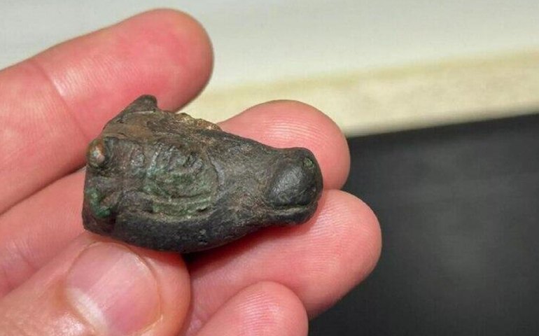 Cabeça de touro de bronze de 3 mil anos é encontrada em Maiorca