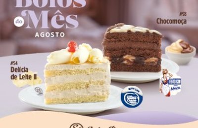 Sodiê traz desconto em bolos mais pedidos da franquia em agosto