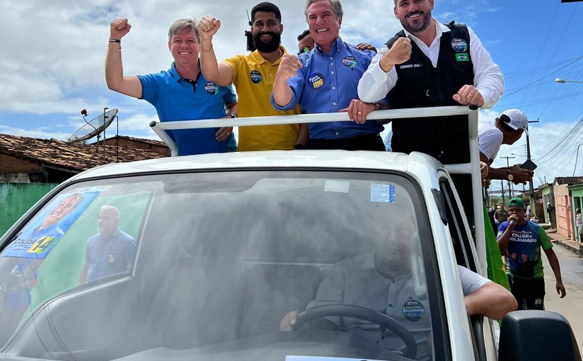 Em carreatas pelo Agreste, Collor e Léo Dias recebem apoio popular e de lideranças