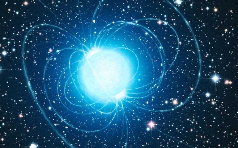 Astrônomos detectam sinal de magnetar recém-nascido em explosão de raios gama incomum (IMAGENS)