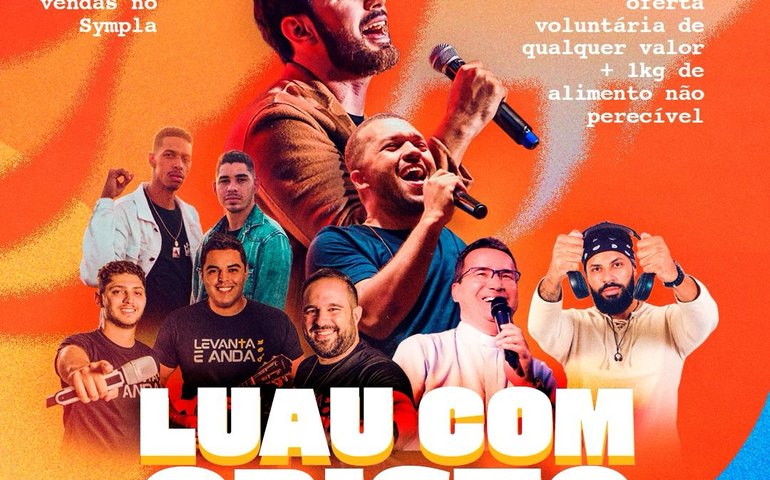 Tony Allysson leva música e pregação ao ‘Luau com Cristo’, em Maceió
