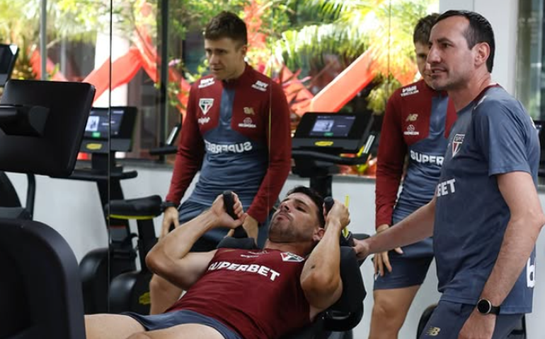 São Paulo inicia intertemporada para o Brasileirão com avaliações físicas no CT da Barra Funda