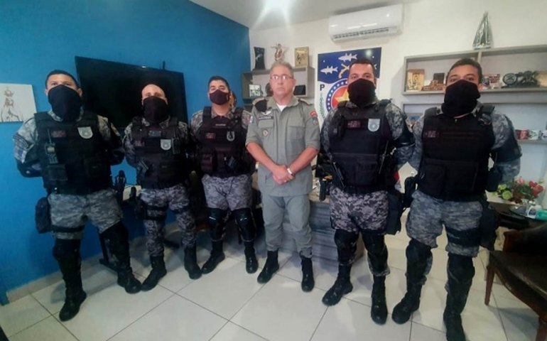 Coronel Bittencourt recebe guarnição do BPM ROTAM que apreendeu mais de 22kg de maconha