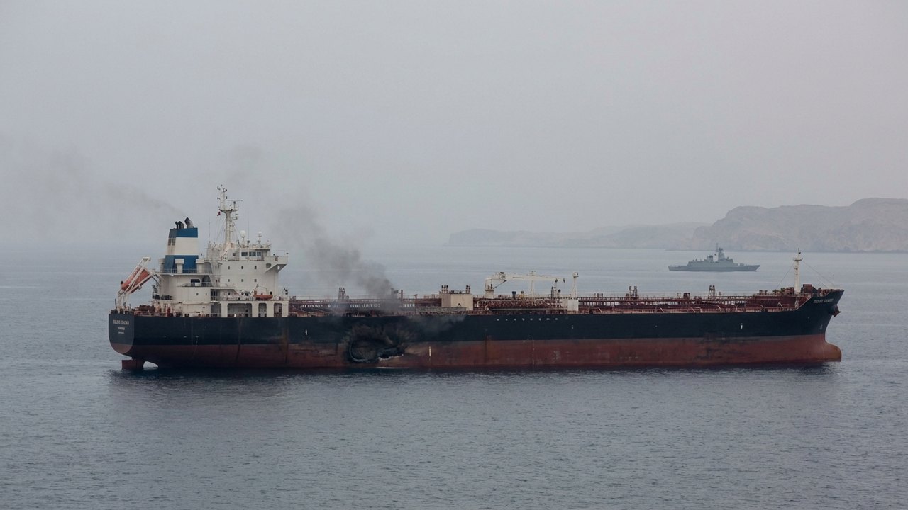 UKMTO relata que navio-tanque foi atingido por projétil no Estreito de Ormuz