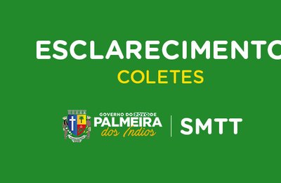 SMTT de Palmeira esclarece atraso na entrega de coletes aos mototaxistas