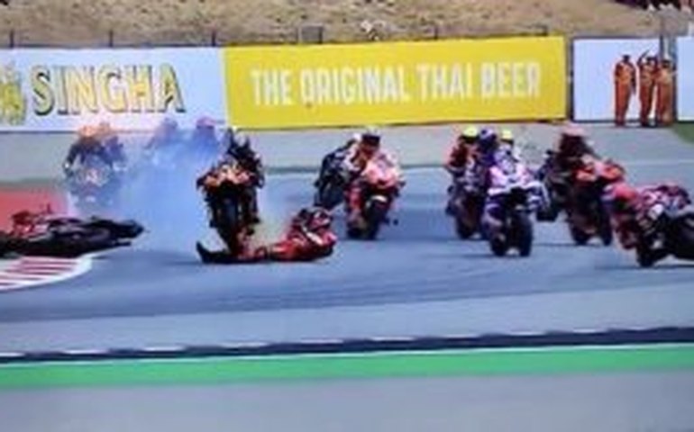 Mau tempo cancela corrida sprint e deixa Bagnaia confortável na liderança da MotoGP