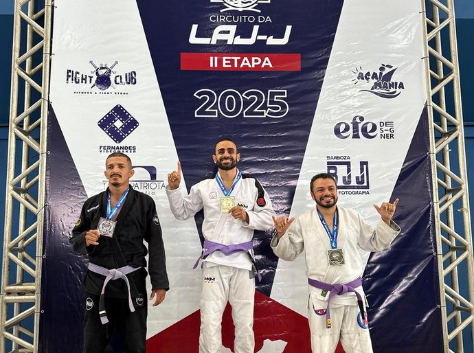 Atleta palmeirense conquista título Sul-americano de Jiu-jitsu em São Paulo