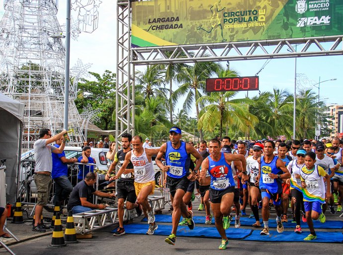 Última etapa do circuito de Corridas de Rua movimenta a orla da Pajuçara