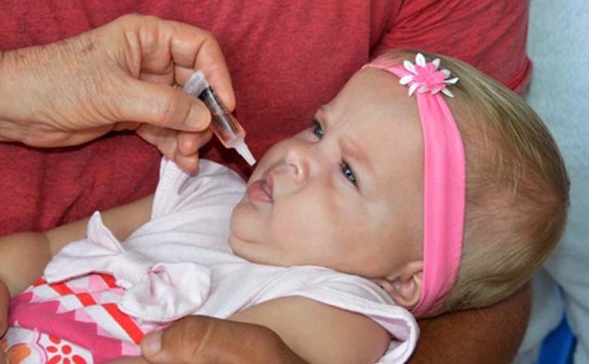 Município alerta para a última semana de vacinação contra a Poliomielite