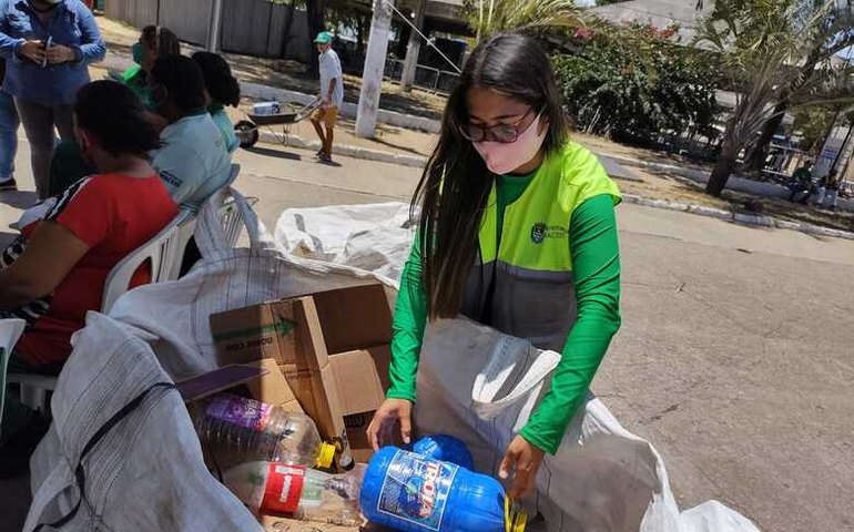 Recicla Maceió recolhe mais de 500 kg de materiais recicláveis no Benedito Bentes