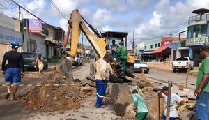 Rede rompida deixa moradores sem água em Aracaju; confira locais afetados