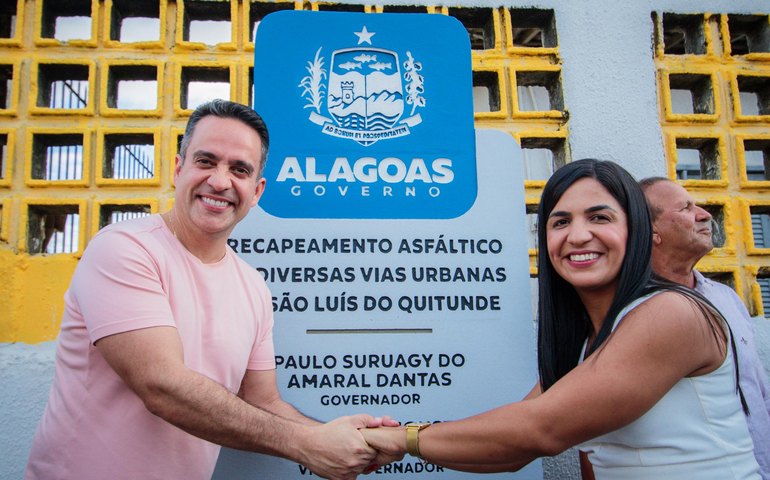 Paulo Dantas entrega obras de infraestrutura urbana em São Luís do Quitunde