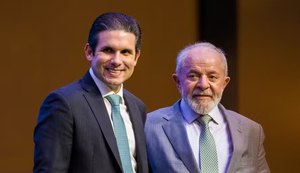 Presidente da Câmara, Hugo Motta, e presidente Lula