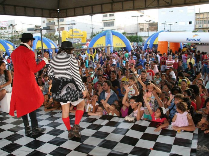 Senac, Sesc e Sindilojas Arapiraca, realiza 5ª edição do “Brincando no Parque”
