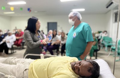 HGE faz simulações para divulgar as Metas Internacionais de Segurança do Paciente