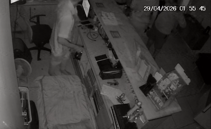Imagens mostram momento da ação de criminosos que invadiram pousada na Pajuçara, em Maceió