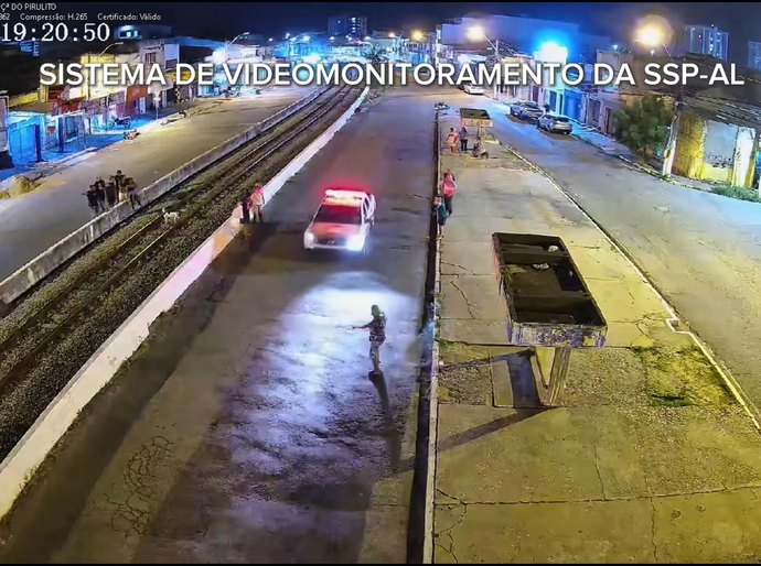 Videomonitoramento da Segurança Pública flagra violência doméstica no Centro de Maceió
