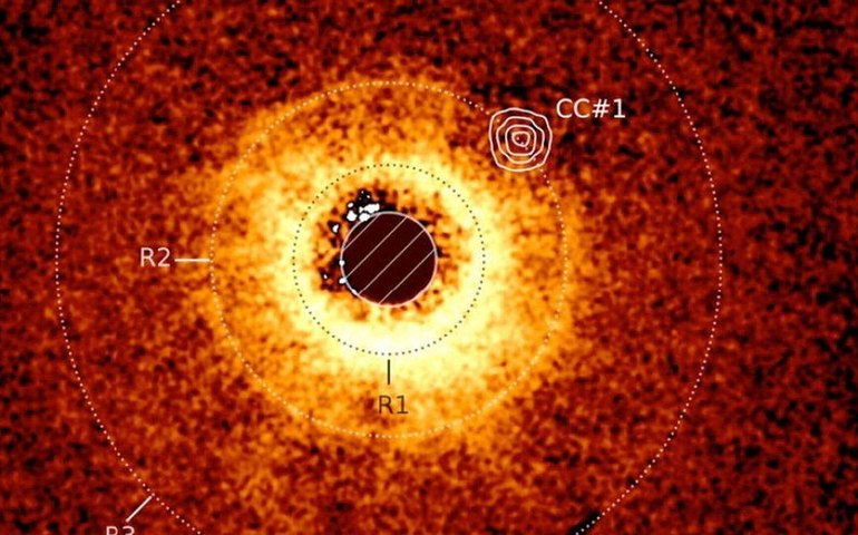 Supertelescópio James Webb captura imagem de planeta fora do Sistema Solar pela 1ª vez