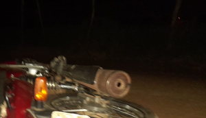 Motociclista morre após colidir com bicicleta em Nossa Senhora das Dores