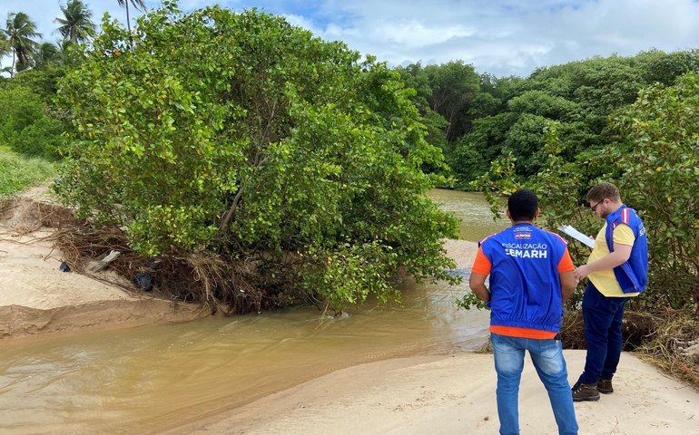 Meio Ambiente notifica condomínio em Maceió por intervenção irregular no riacho Garça Torta
