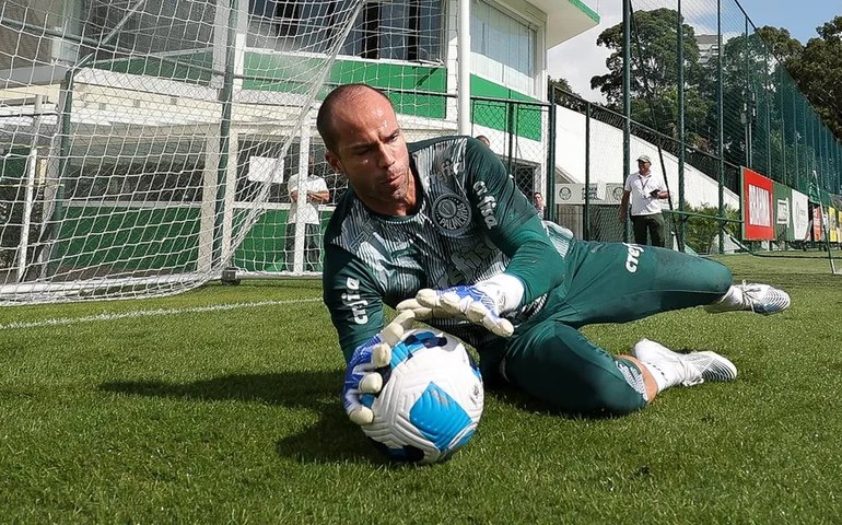 Invicto no gol do Palmeiras, Marcelo Lomba substitui Weverton contra Atlético-MG