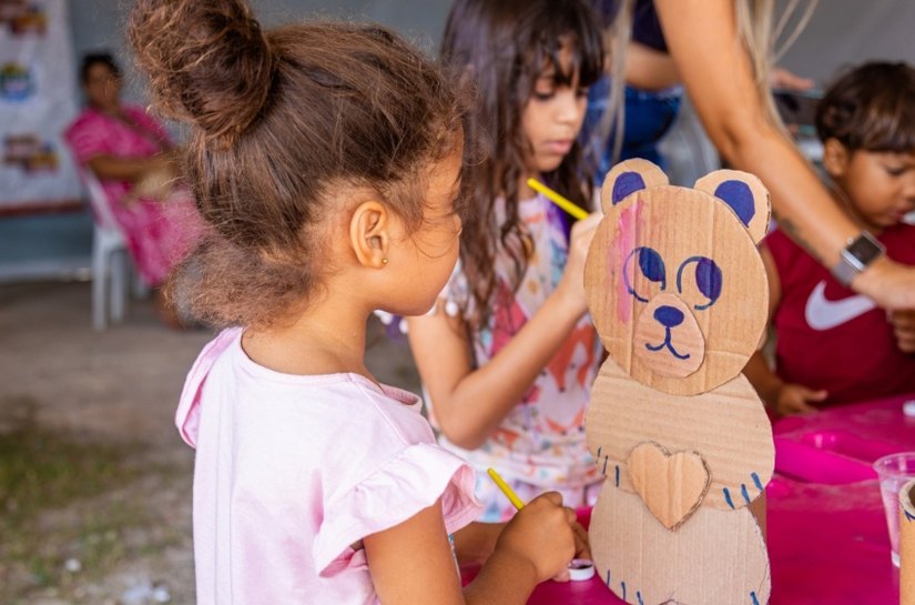 Brota na Grota leva recreação infantil e serviços para a Chã de Bebedouro