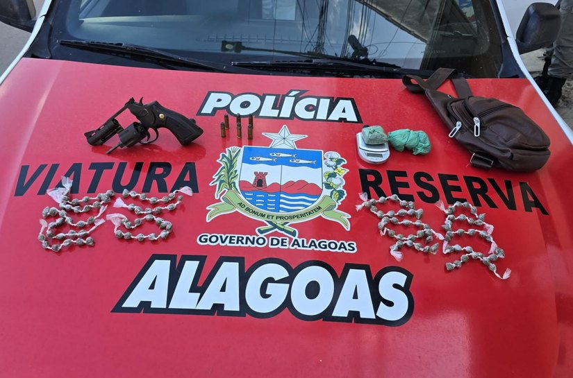 Polícia Militar apreende armas, munições e entorpecentes durante ações em Joaquim Gomes e Flexeiras