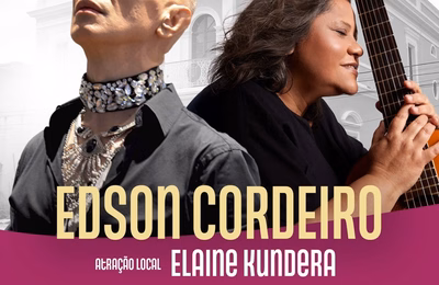 Projeto Seis e Meia estreia em Penedo com shows de Edson Cordeiro e Elaine Kundera no domingo, 12