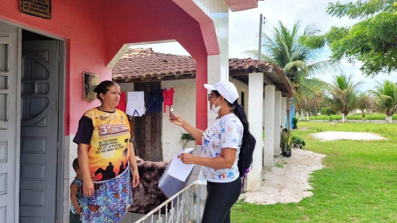 Secretaria de Saúde de Penedo leva vacina e orientações para famílias do meio rural