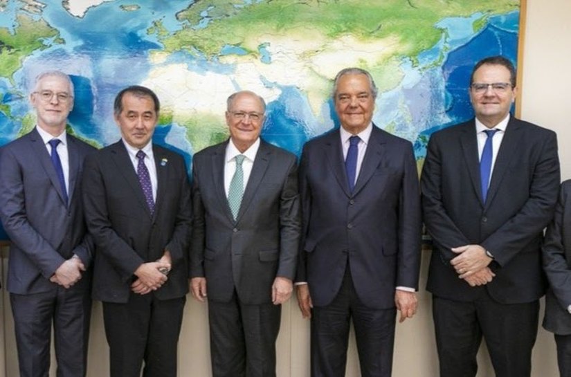 Alckmin recebe relatório do Wise Group sobre parceria estratégica Brasil-Japão