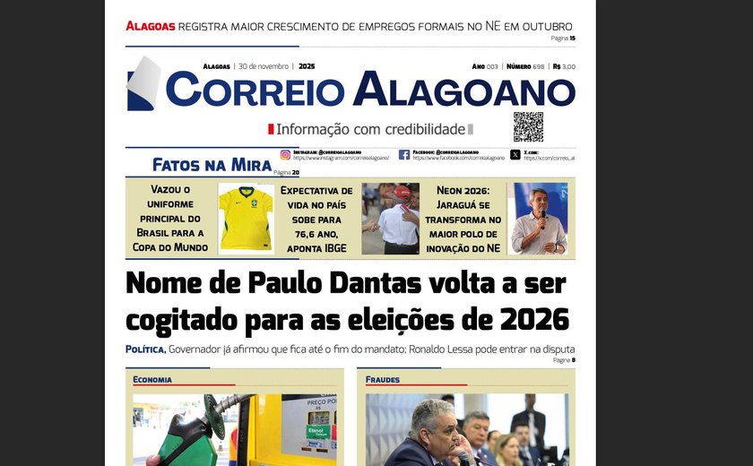 Nome de Paulo Dantas volta a ser cogitado para as eleições de 2026