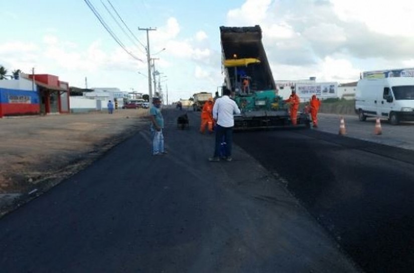 Serviços avançam nos 4 km de duplicação da AL-110, em Arapiraca