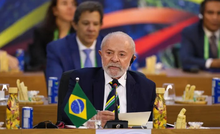 Presidente Lula durante reunião do G20 no Rio de Janeiro