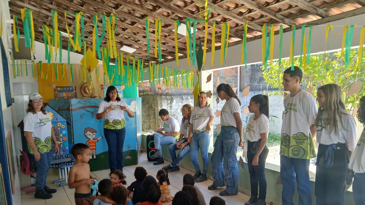 Alurb leva educação ambiental a crianças de CMEI no litoral norte