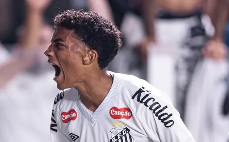 Jornal espanhol chama Robinho Jr. de 'novo Neymar' em meio a negociação de renovação com Santos