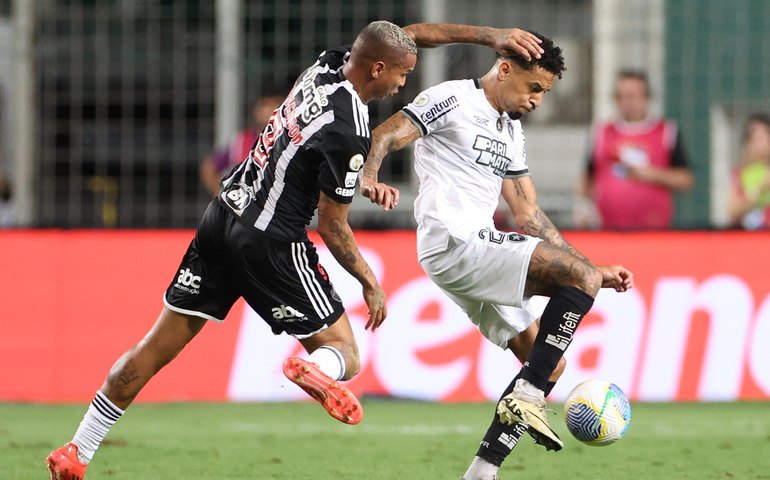 Botafogo só empata com o Atlético-MG e vê distância na liderança para o Palmeiras diminuir