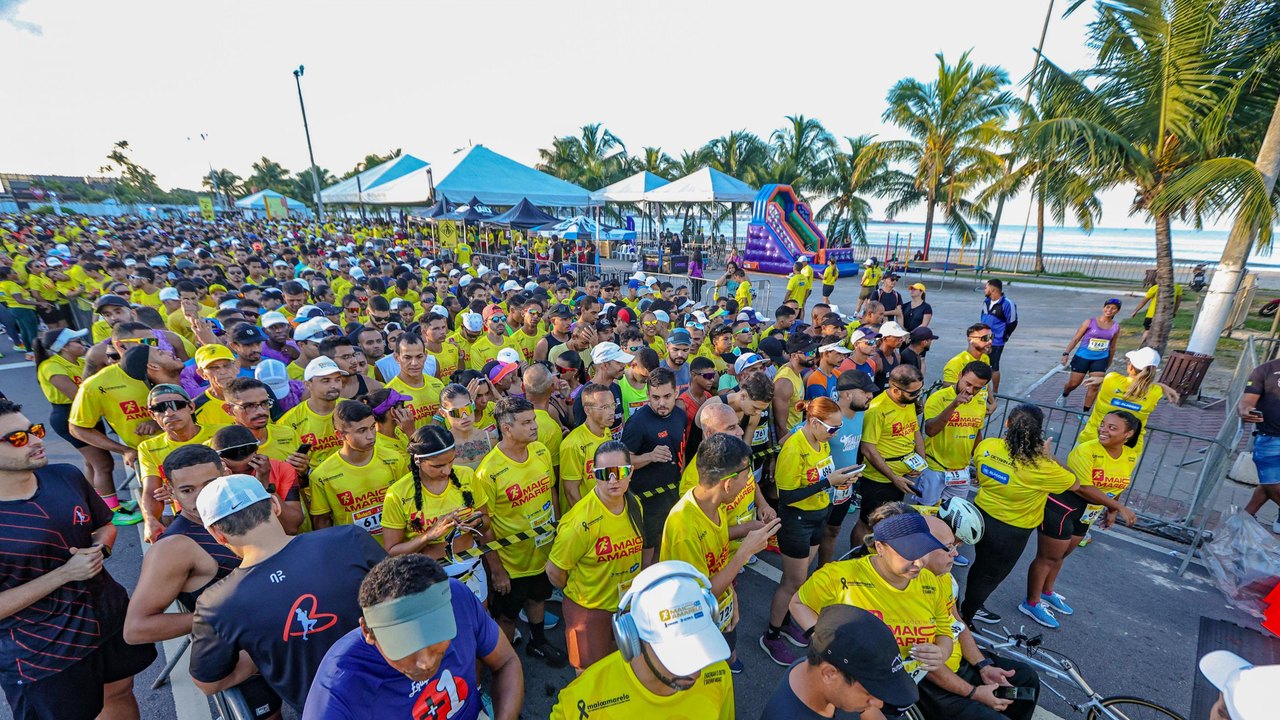 Corrida Maio Amarelo ressalta conscientização no trânsito e reúne milhares de pessoas em Maceió