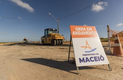 Primeiro trecho de pavimentação da Avenida Alice Carolina é concluído