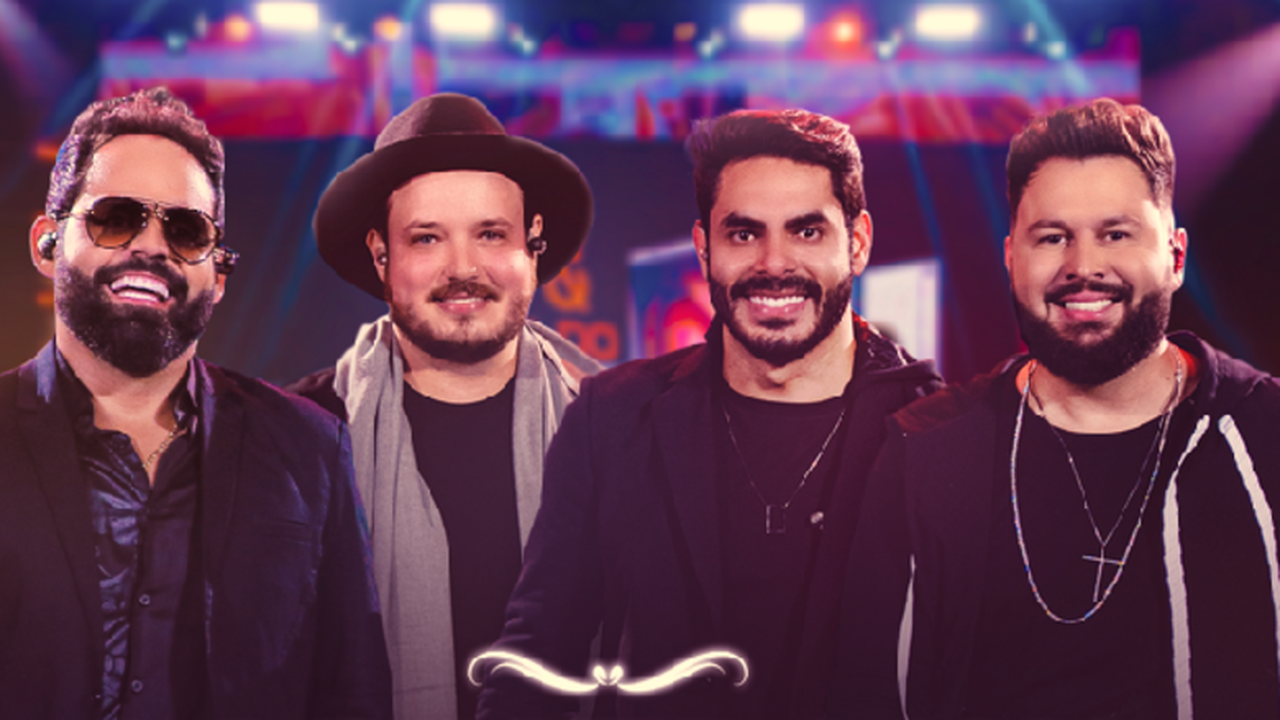 Diego e Arnaldo em faixa com Israel e Rodolffo