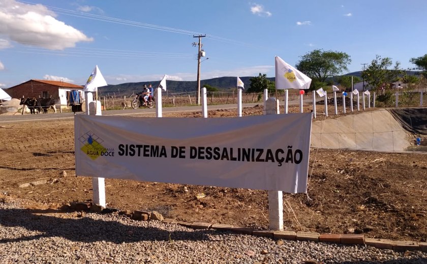 Semarh entrega poço e sistema de dessalinização em Girau do Ponciano