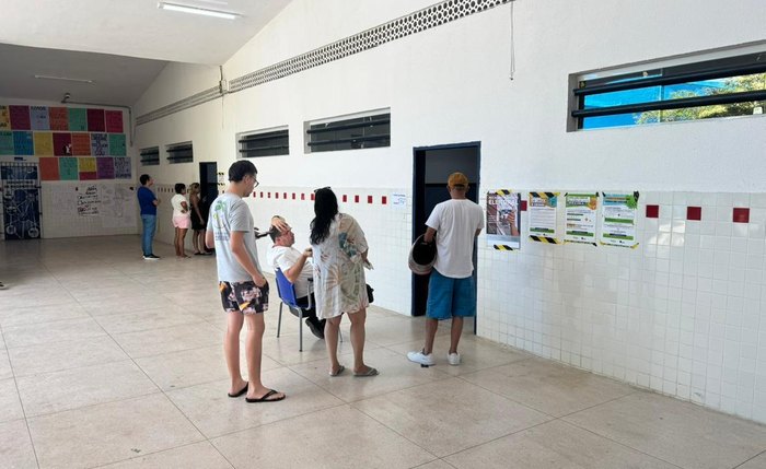 Votação ocorre tranquila no Cepa, em Maceió