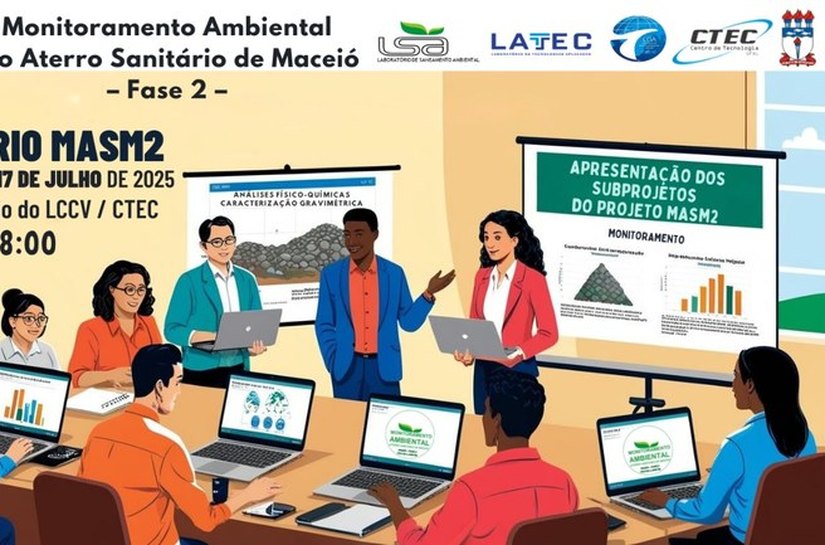 Ufal realiza seminário sobre monitoramento do aterro sanitário de Maceió