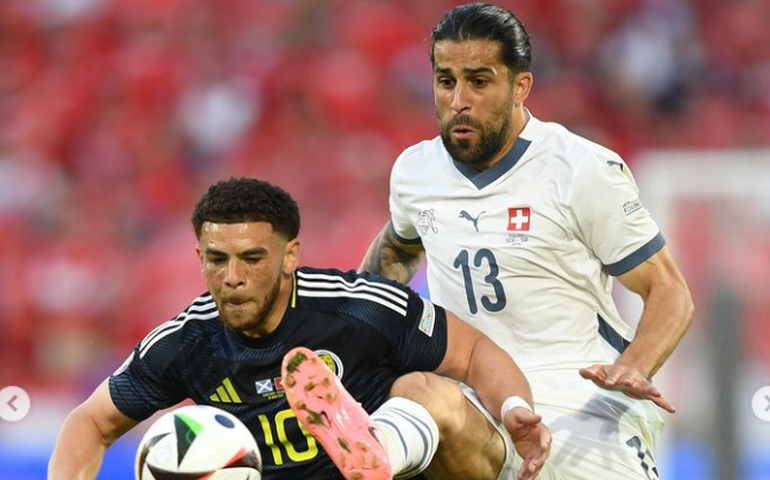 Suíça empata com a Escócia e fica perto da vaga para as oitavas da Eurocopa