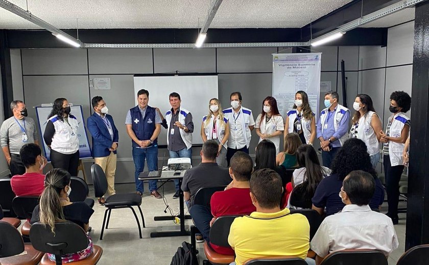 Vigilância de Maceió promove encontro com profissionais de fiscalização de municípios alagoanos
