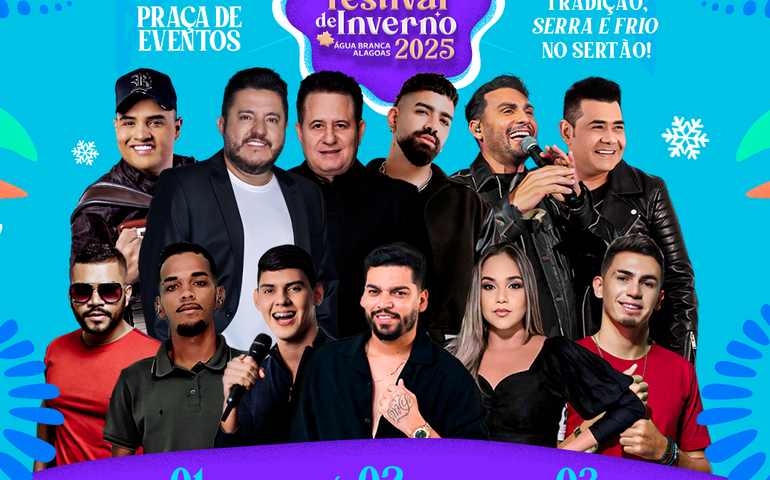 Prefeitura anuncia programação do Festival de Inverno de Água Branca 2025