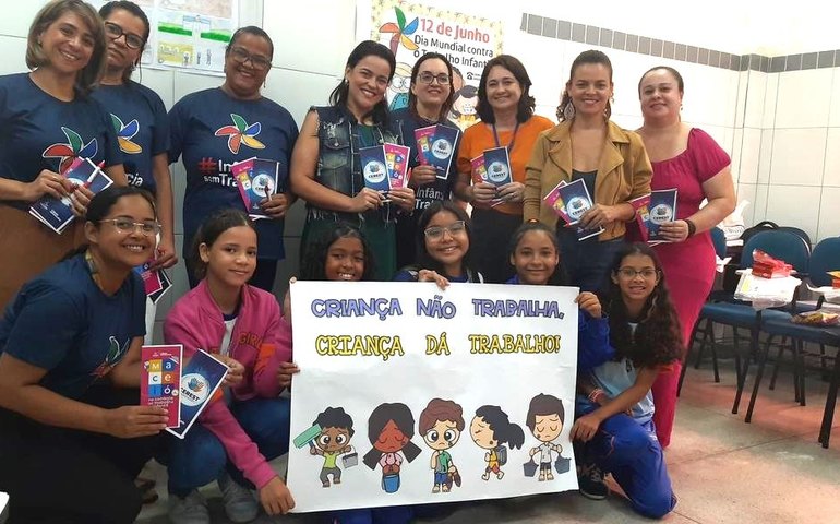 Cerest Maceió promove ação educativa em escola sobre trabalho infantil