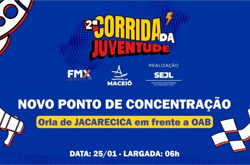2ª Corrida da Juventude tem novo local de largada na Orla de Jacarecica